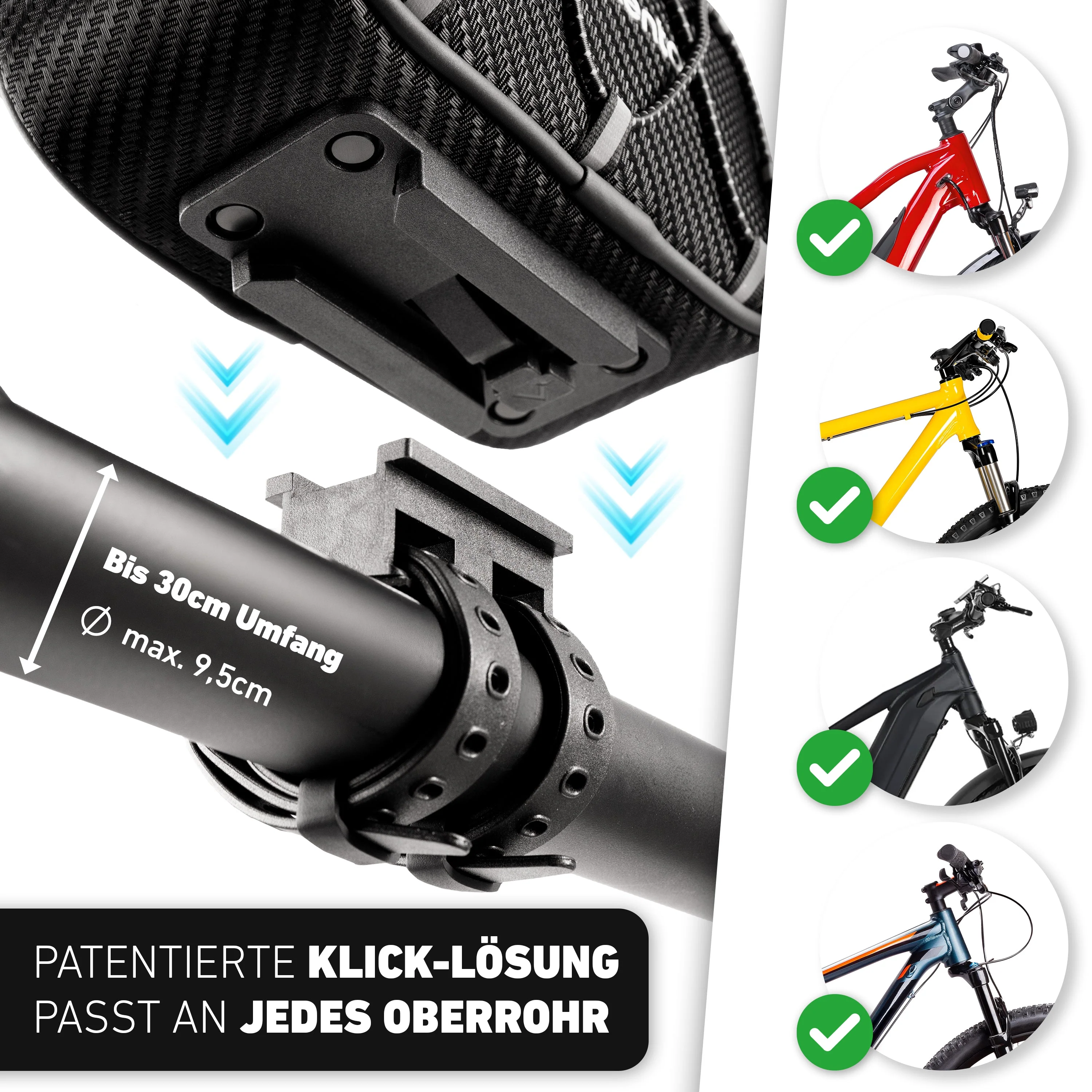 Frame Bag – Oberrohrtasche mit innovativem Adapter | Bundle - Image 14