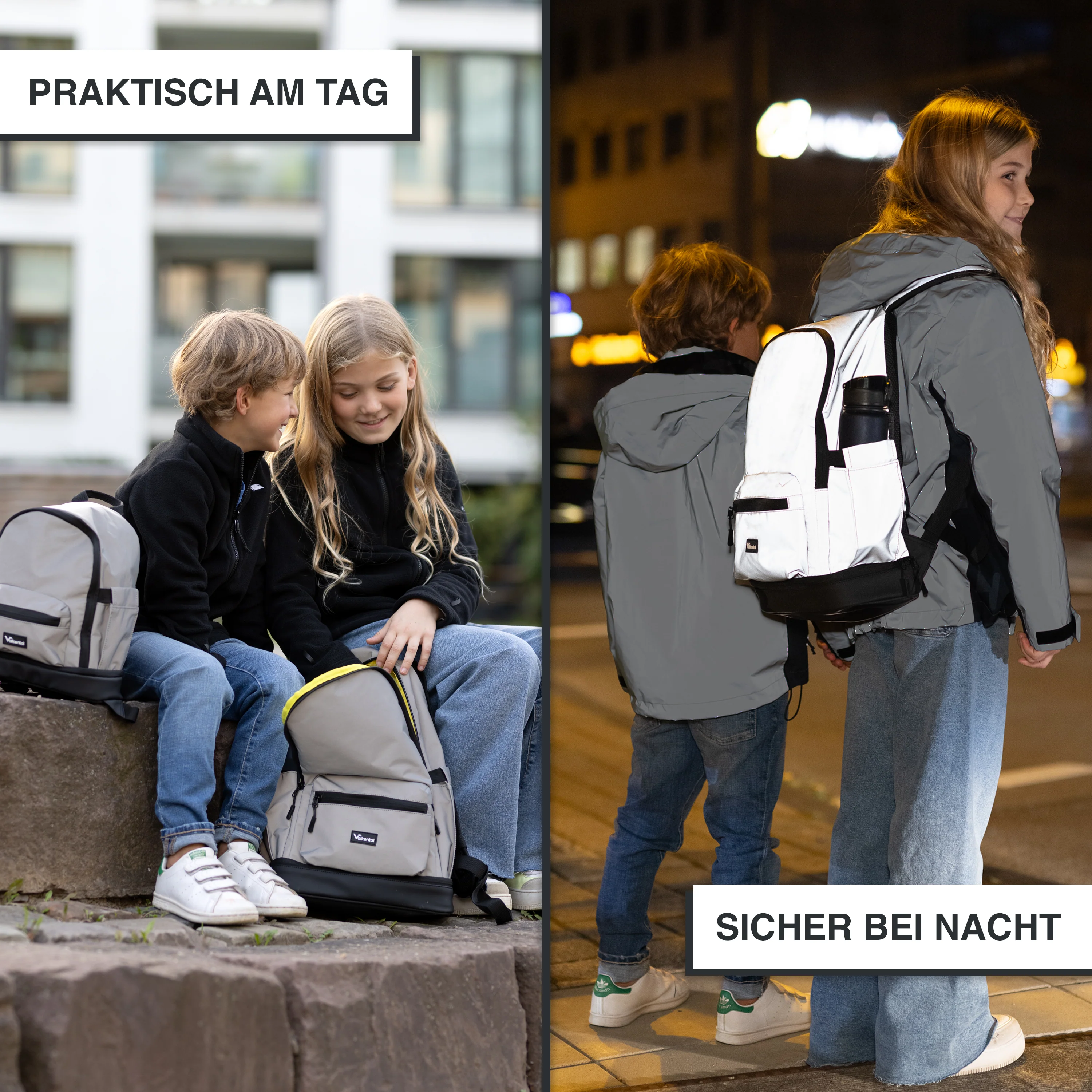 Reflektierender Kinderrucksack für Schule und Kindergarten - Image 2