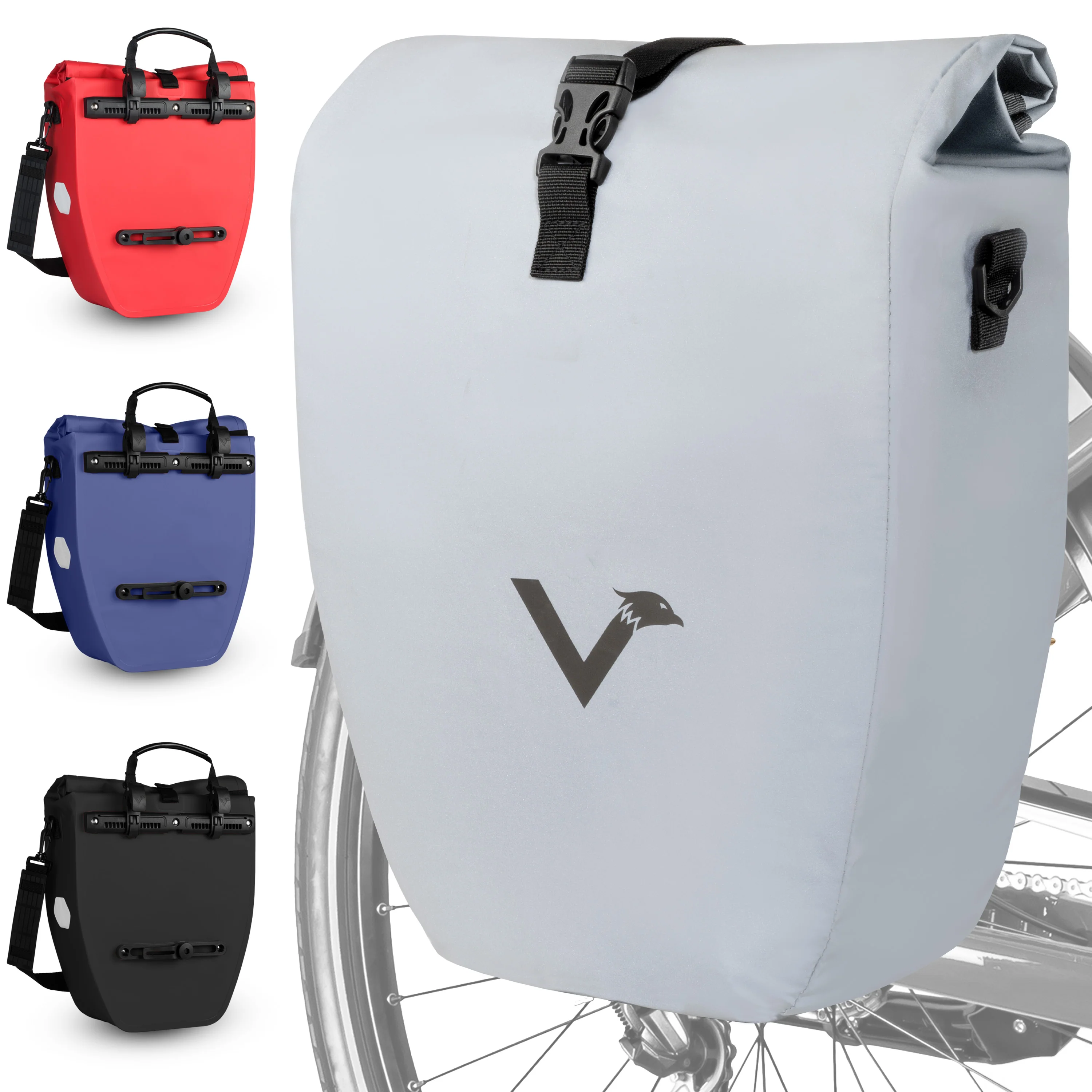 ValkBasic - große & wasserdichte Gepäckträgertasche - B-Ware - Image 7
