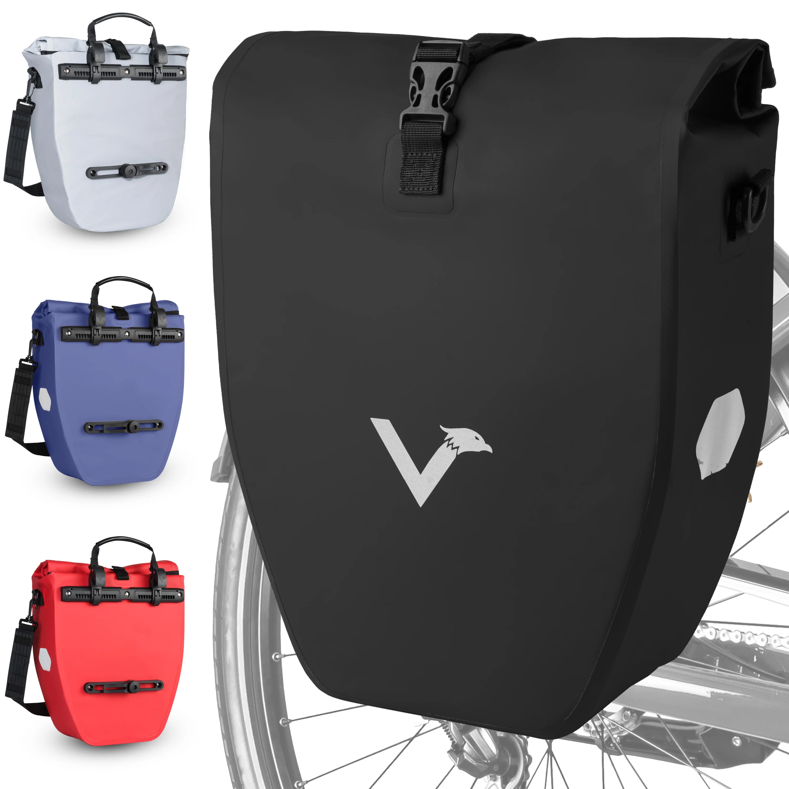 ValkBasic - große & wasserdichte Gepäckträgertasche - B-Ware - Image 8