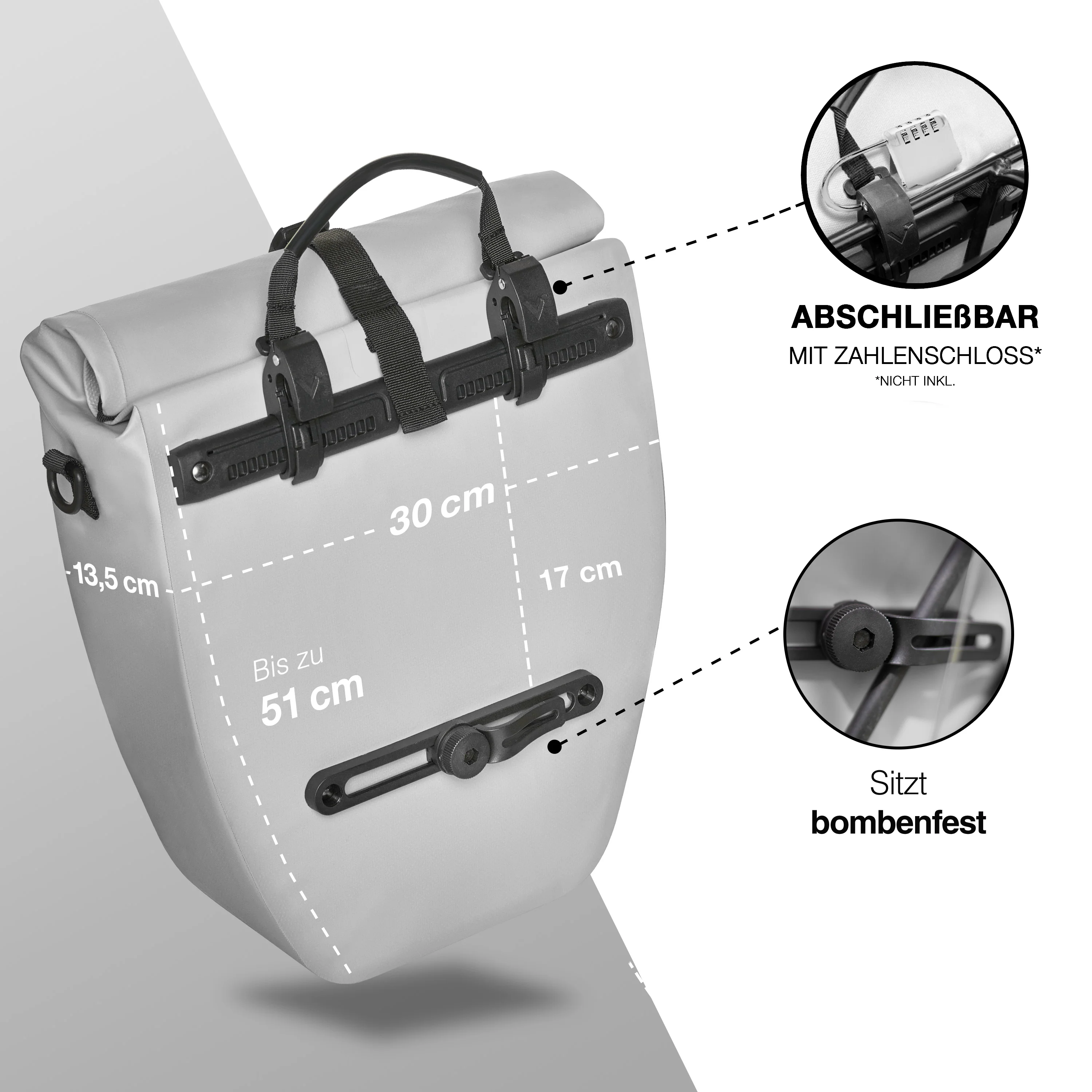ValkBasic - große & wasserdichte Gepäckträgertasche | Bundle - Image 39