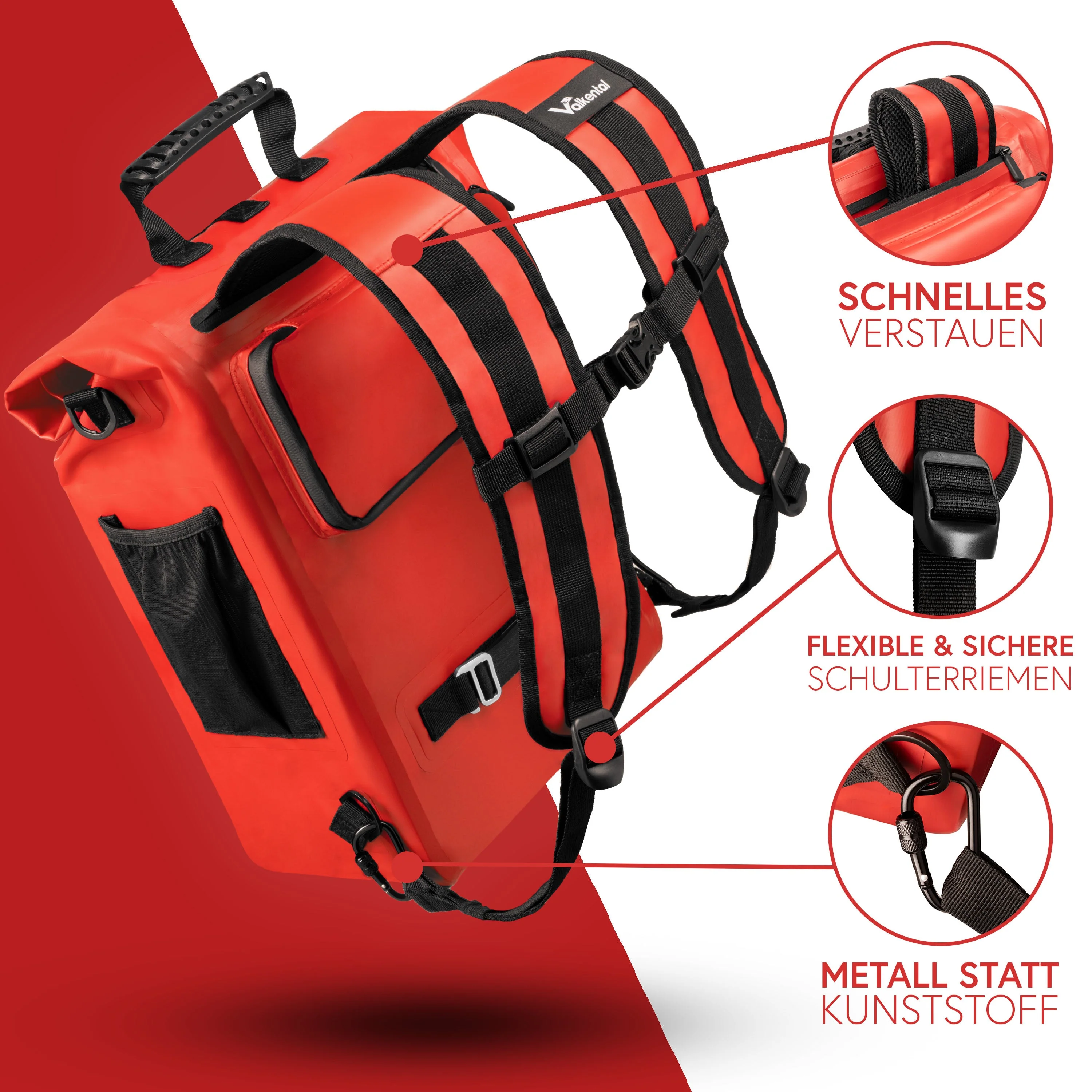 ValkOne 3in1 Fahrradtasche - perfekt für deinen Alltag! - B-WARE - Image 35
