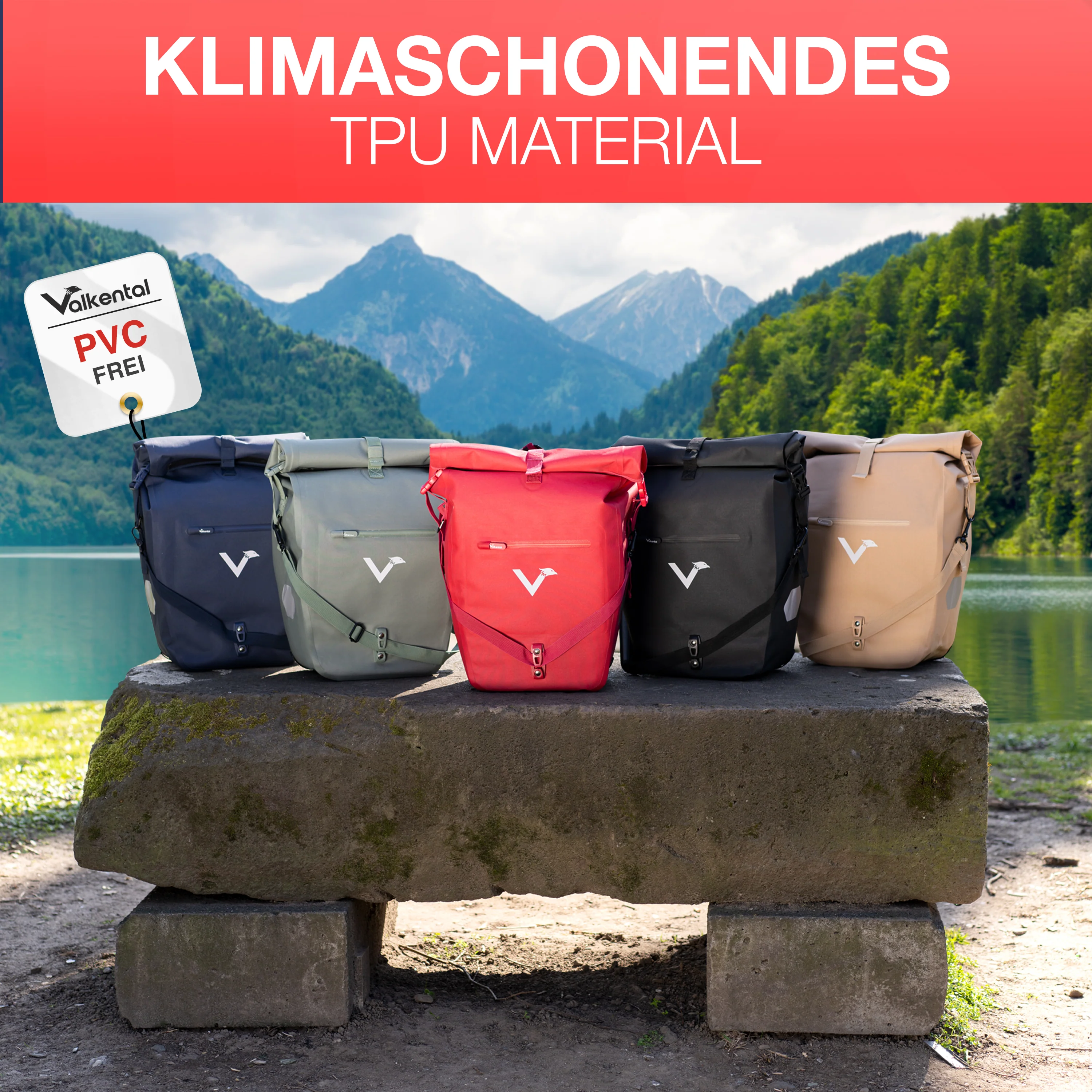 ValkOcean Gepäckträgertasche aus TPU Material - B-Ware - Image 35